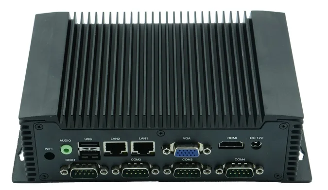 industrial computer  Atom N2800 N2600  Fanless Embedded Computer digital multimedia computer system Win/XP/2003/7/Linux System