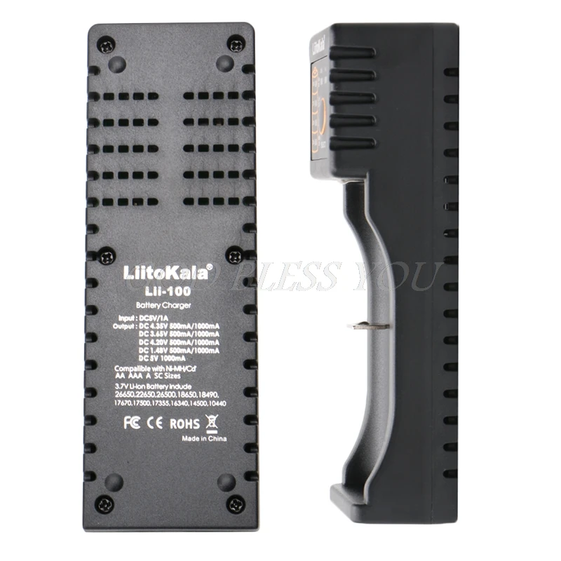 Lii 100 1 2 V 3V 3 7 8 AA AAA 26650 10440 NiMH литиевая батарея умное зарядное устройство|Зарядные