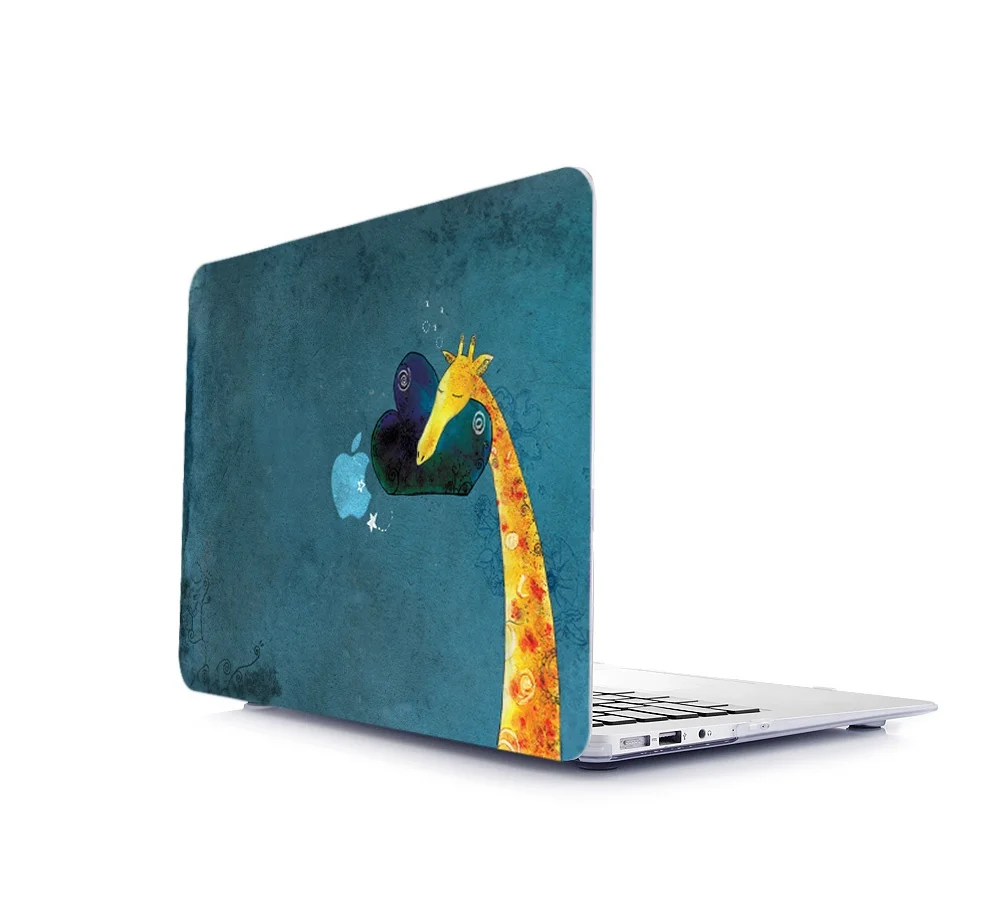 Жесткий чехол для ноутбука с рисунком + клавиатуры только всех 12 дюймовых Apple Macbook