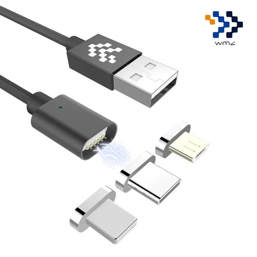 3 в 1 Магнитный кабель Micro usb Type C адаптер для быстрой зарядки телефона Microusb TypeC
