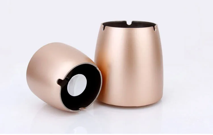 Classic Stainless Steel Ashtray Home Party Bar Decoration Ash Holder For Gift Cigarette Lighters& Smoking Accessory Ash Tray