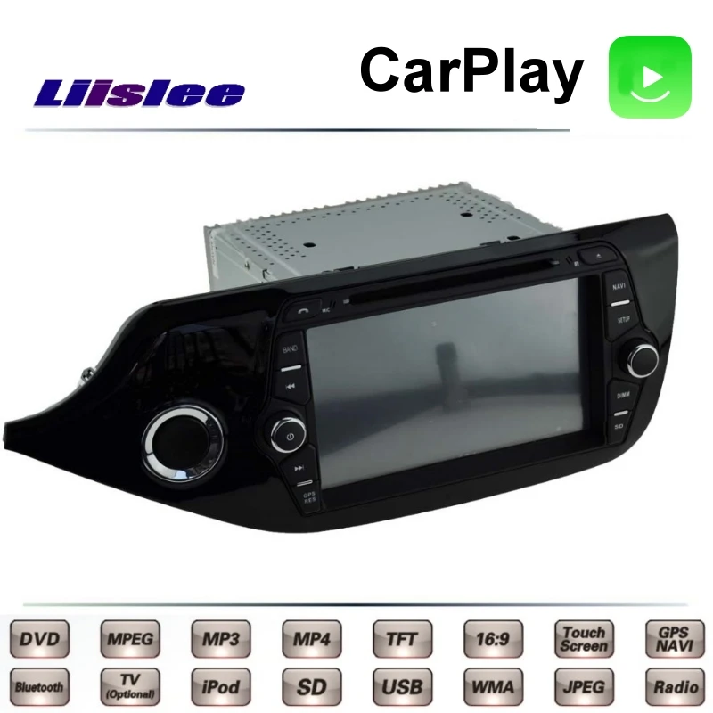 Для KIA Ceed Cee 'd JD 2012~ Автомобильный мультимедийный телевизор DVD gps Радио Carplay стиль Навигация Liislee Advanced Navi - Цвет: 3360-KIA-Ceed