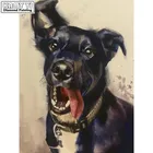 Камни в форме ромба дрель 5D DIY алмазная живопись милый Алмазная вышивка собаки мозаика вышивки крестом Стразы Декор