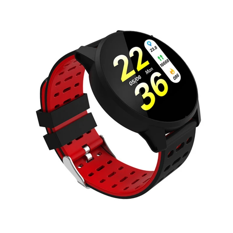 B2 1.3inch Touch Screen Smart band Heart Rate Blood Pressure Oxygen Monitor Round Dial Sport Modes Waterproof wristband | Электроника