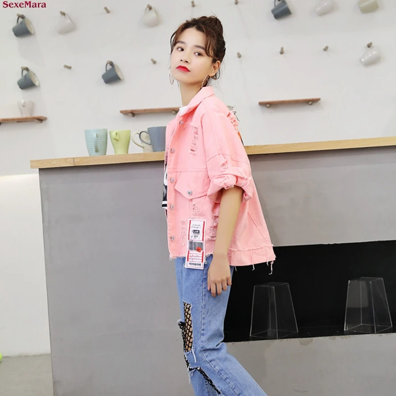 SexeMara/Новинка куртка с рукавами и принтом из ленты Бесплатная доставка|print jacket|jacket