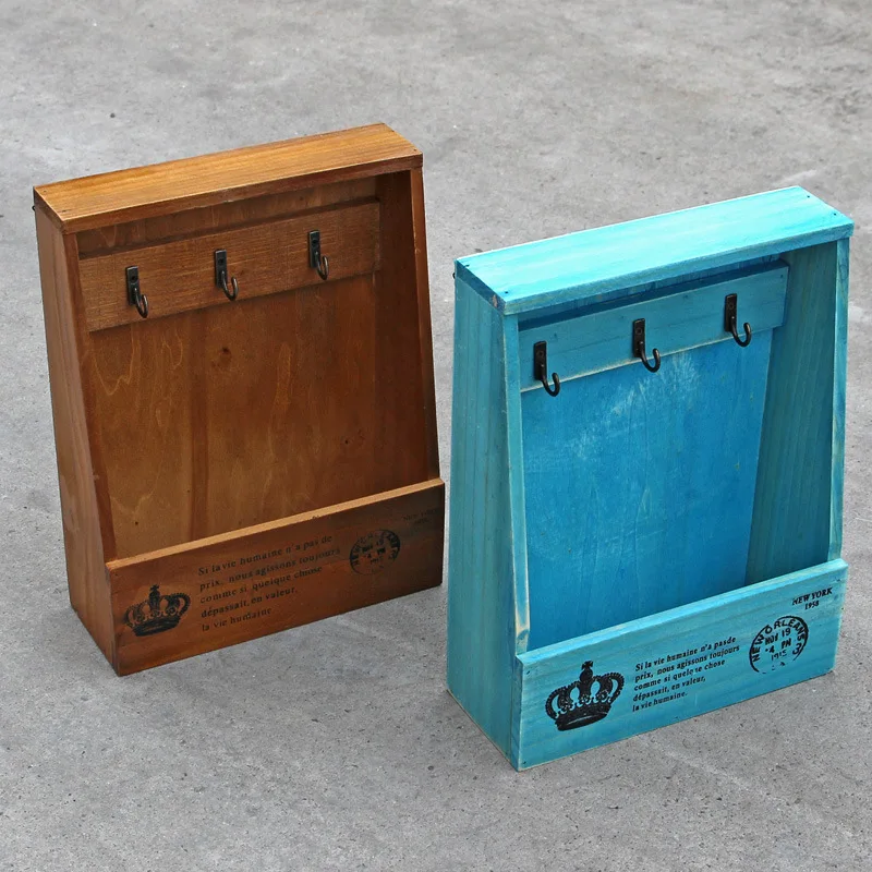 Деревянные коробочки ручной работы вместительный Органайзер коробка для