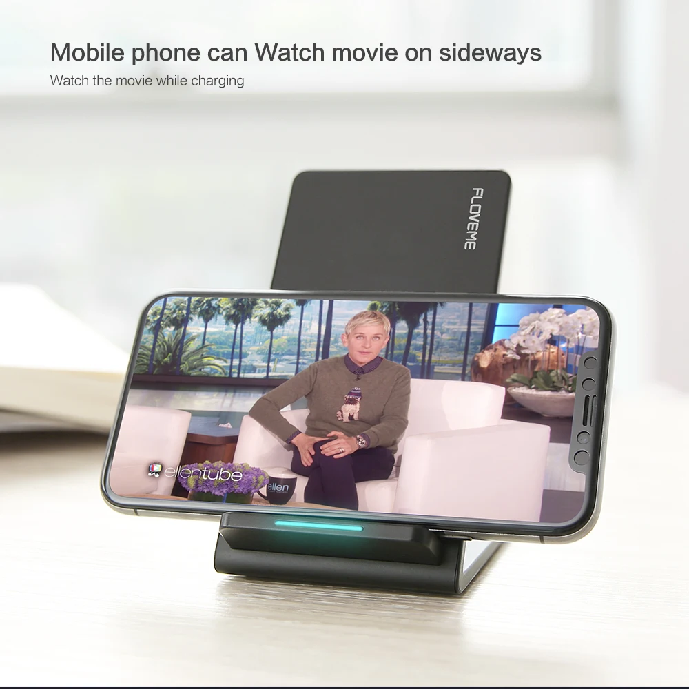 FLOVEME Qi Беспроводная зарядная подставка для iPhone X XS MAX XR 8 Plus samsung S10 S9 S8 Note 10 быстрая Беспроводная зарядная док-станция