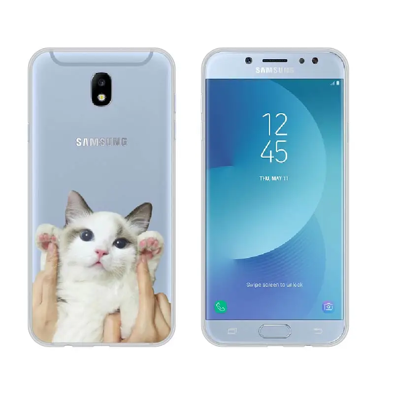Cute Case For Samsung Galaxy J7 2017 Cover Silicone Soft J730F Funda PRO Coque J730 Capas |