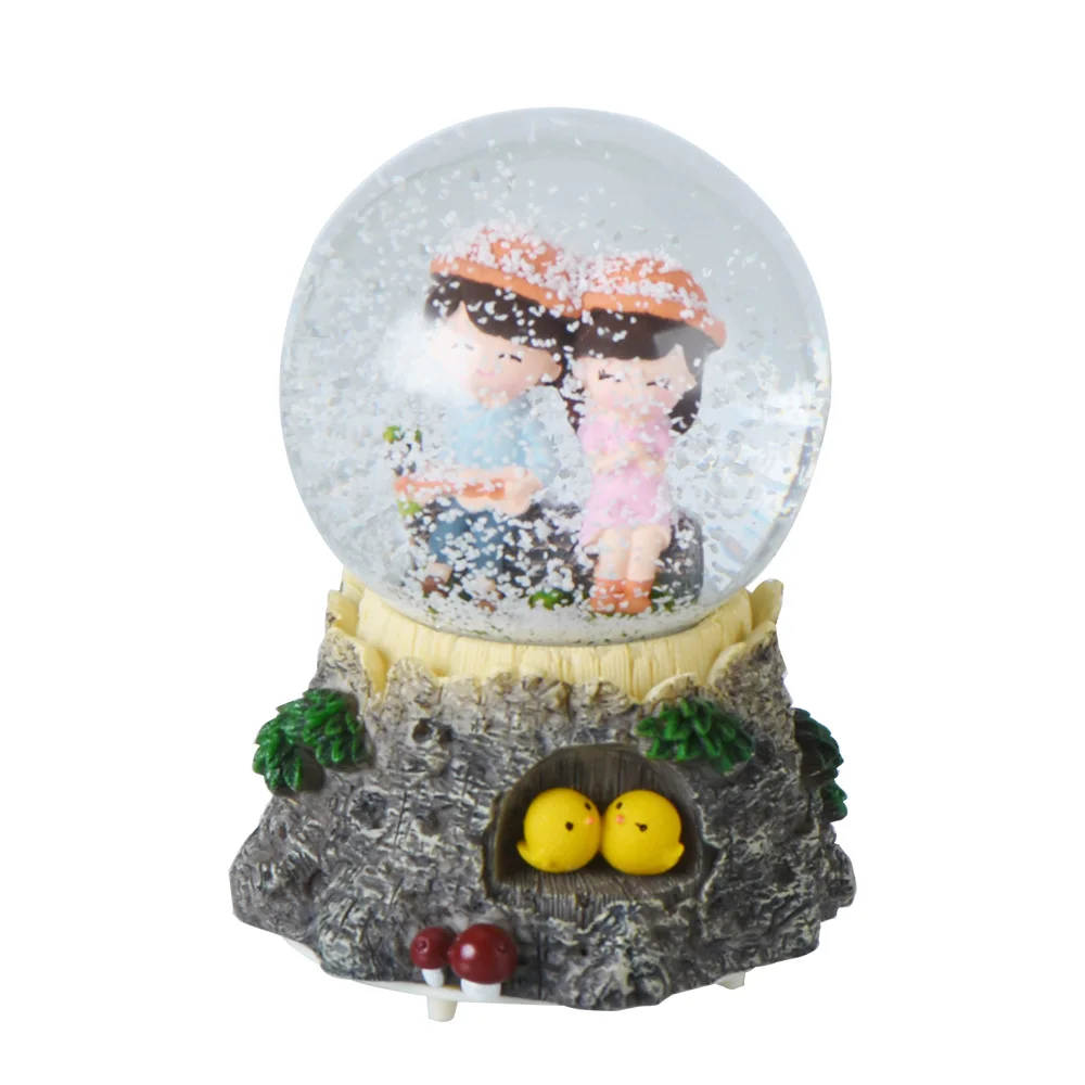 Электронный автоматический спрей в виде снежинок Музыкальная шкатулка на День