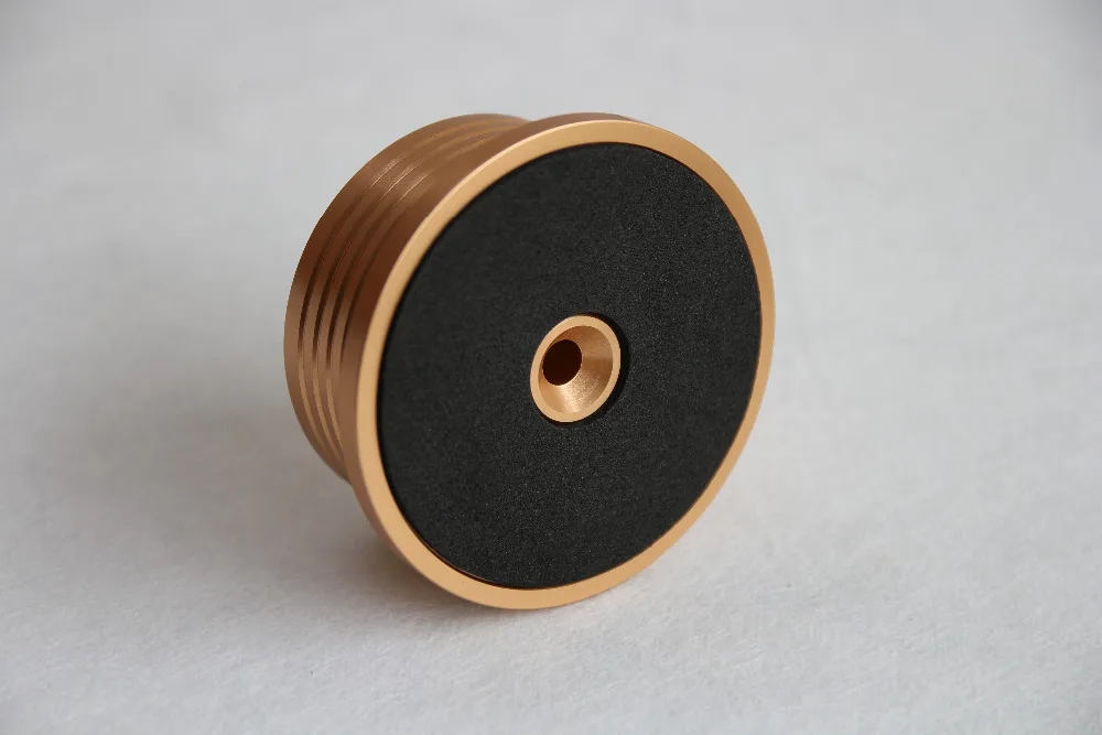 

60HZ 3 In 1 Record Clamp LP Disc Stabilizer Turntable Gold Color