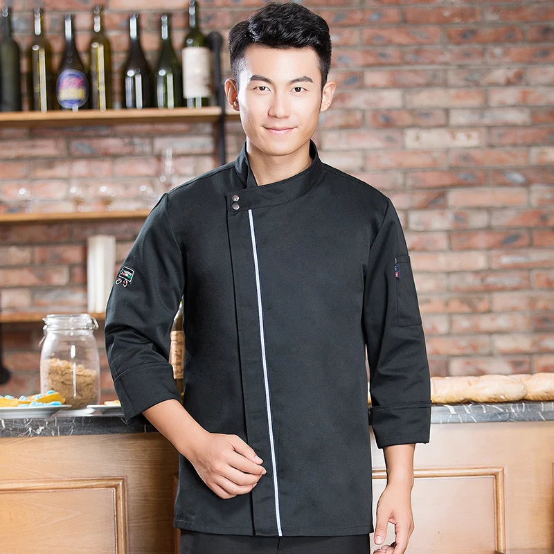 Chef Overalls Hotel Uniform Restaurant Uniforms for Waiters Coat Women Jacket Kitchen | Тематическая одежда и униформа