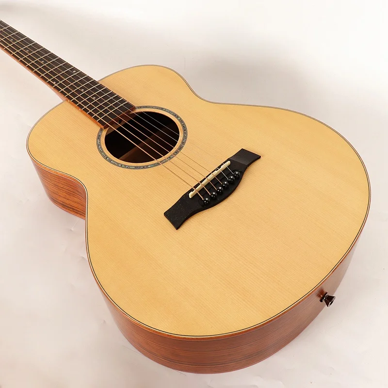 Хорошее качество 36 дюймов hickory деревянная акустическая гитара/маленькая гитара для детей
