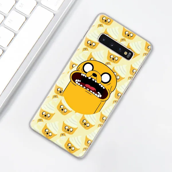 012 "Время приключений" Beemo Джейк чехол для телефона для samsung Galaxy S10e S10 плюс S7 S8 S9 Plus Note 8 9 M10 M20 M30 жесткий чехол Coque - Цвет: 012