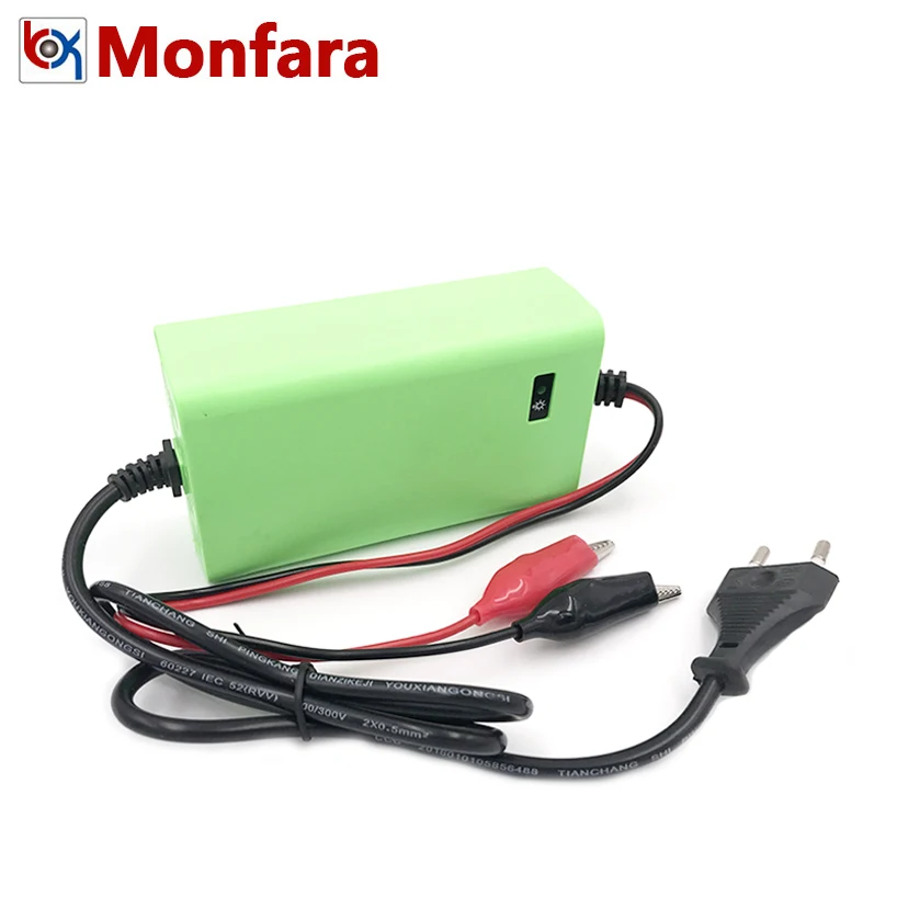 

12V 2A Motorcycle Car Lead Acid Battery Charger 12 Volt 2 AMP Kids Auto Motor Power Charge 7AH 8AH 10AH 12AH 15AH 17AH 20AH 6AH