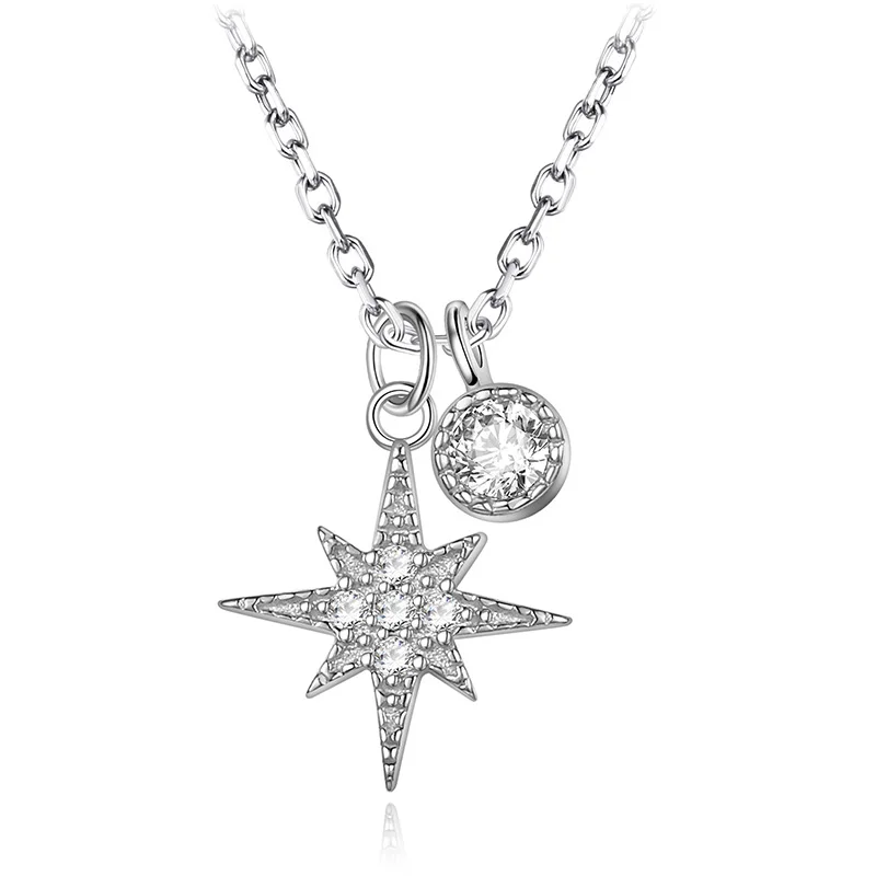 Женское ожерелье из серебра 925 пробы с фианитами | Украшения и аксессуары