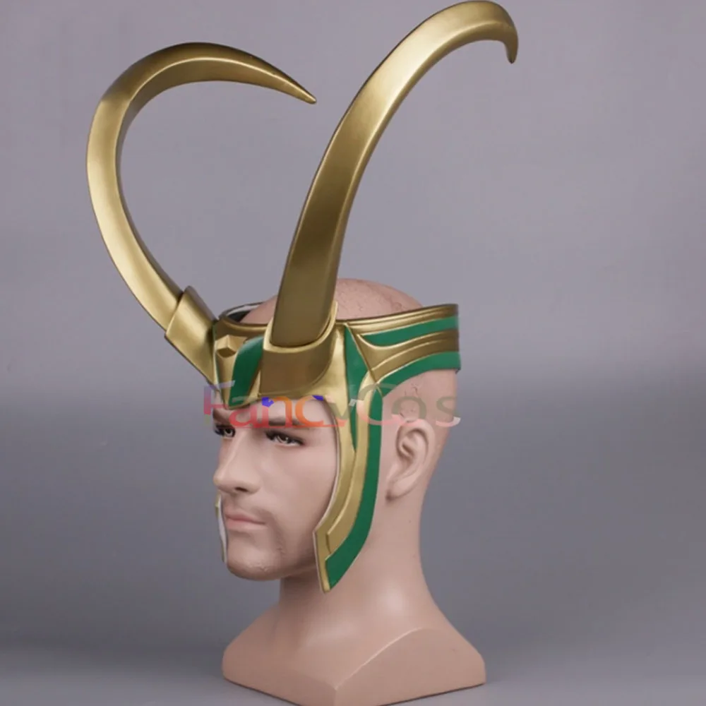 Thor: Ragnarok Loki Laufeyson Маска Косплей Шлем Хэллоуин ПВХ маска реквизит подарки Высокое