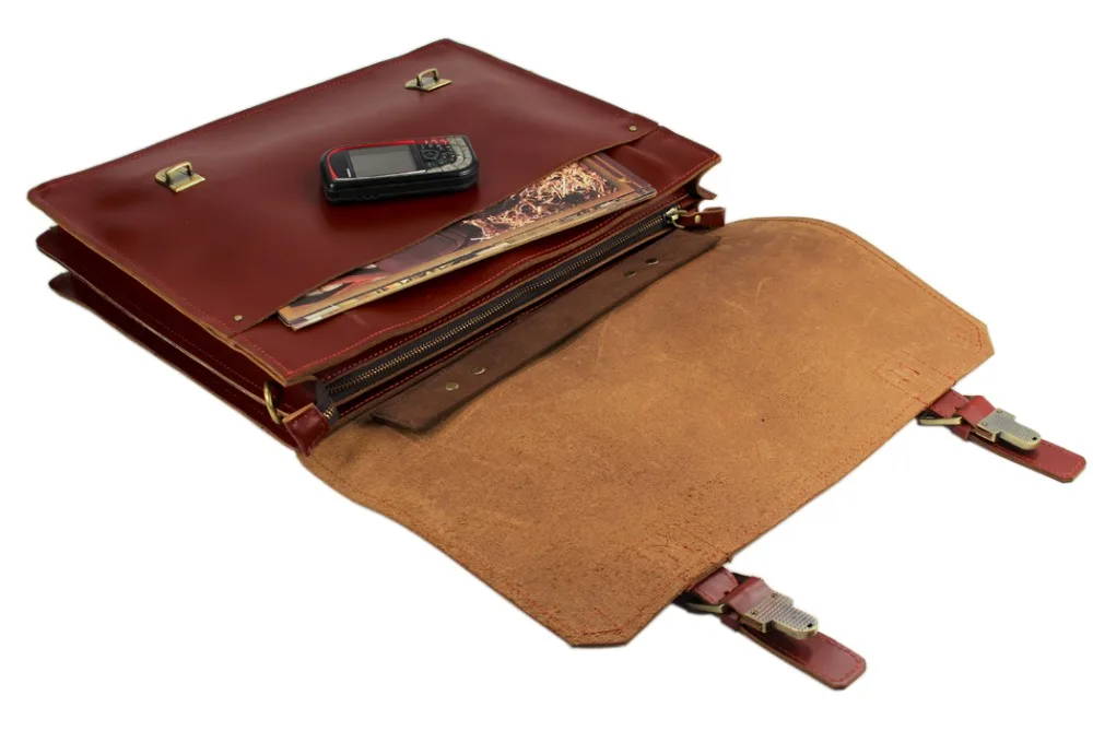 High Class Italian Genuine Leather Briefcase Men Briefcase Business Bag Tote Leather Laptop Bag Men Messenger Bag Shoulder Bag