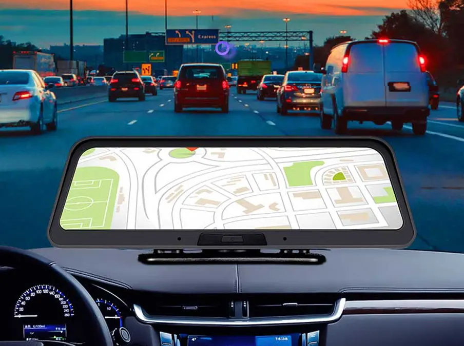 4G Smart Android Mirror 1" Автомобильный видеорегистратор Камера заднего вида gps Navi центр wifi панель управления ADAS Nightvision dashcam приложение для помощи в автомобиле