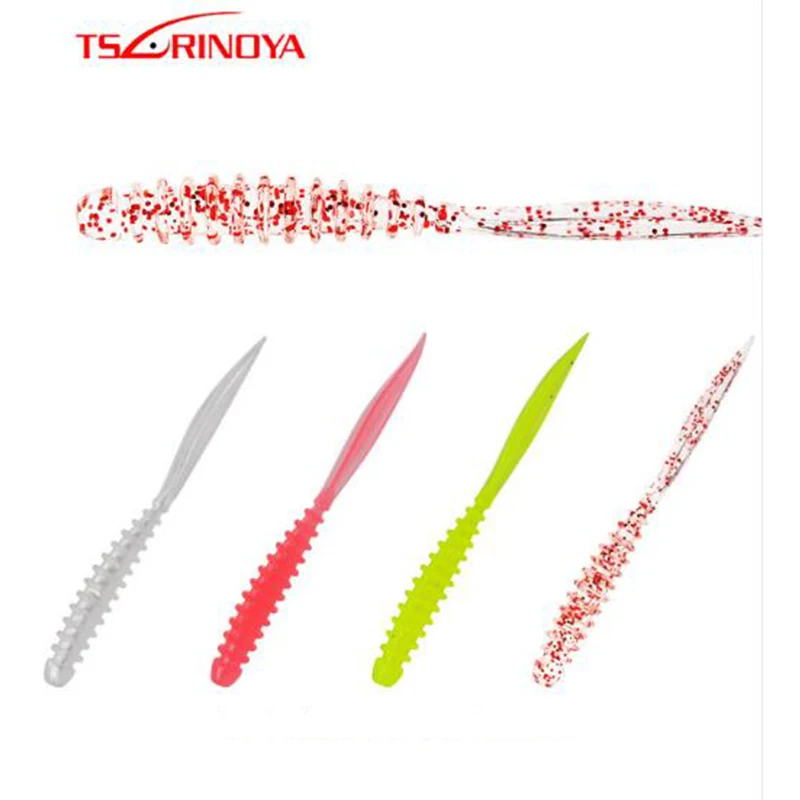 TSURINOYA 40 шт. новая рыболовная приманка AJING 0 4 г 60 мм Игла для приманки|Наживки рыбной