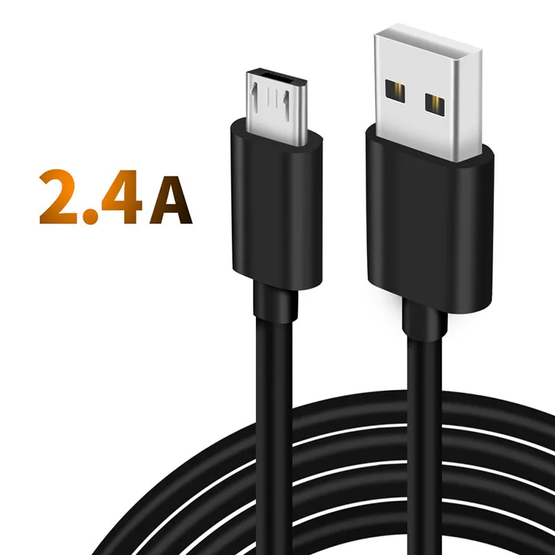 AMEEC 5V 2.4A Micro кабель для быстрой зарядки Samsung 1M телефона android USB зарядное устройство