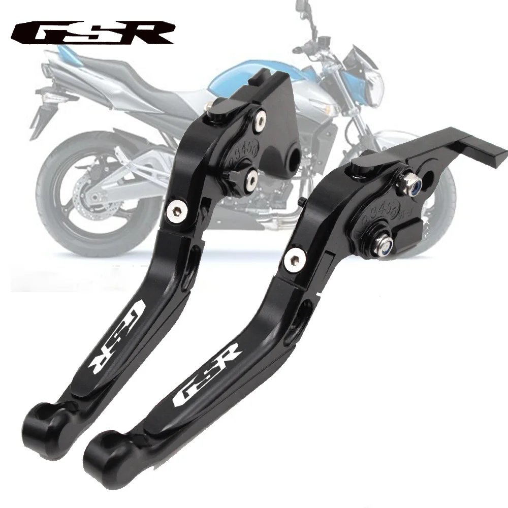 For SUZUKI GSR 750 2011-2016 GSR 600 2006-2011 Motorcycle Accessories CNC Short Brake Clutch Levers LOGO GSR
