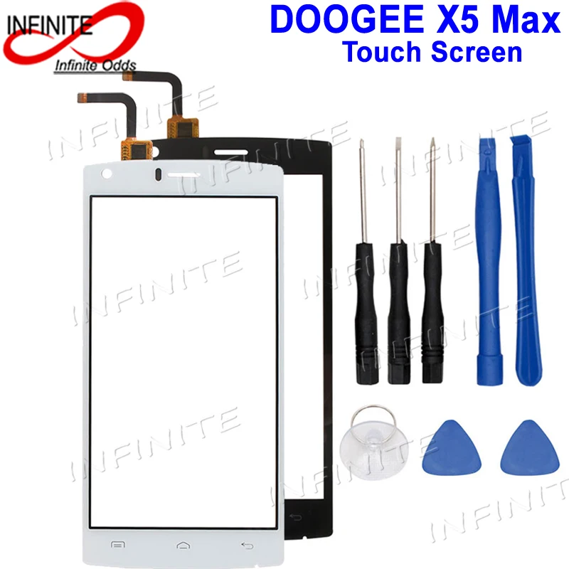 10 шт./лот сенсорный экран DOOGEE X5 Max Сенсорная панель идеальные Запчасти Для +