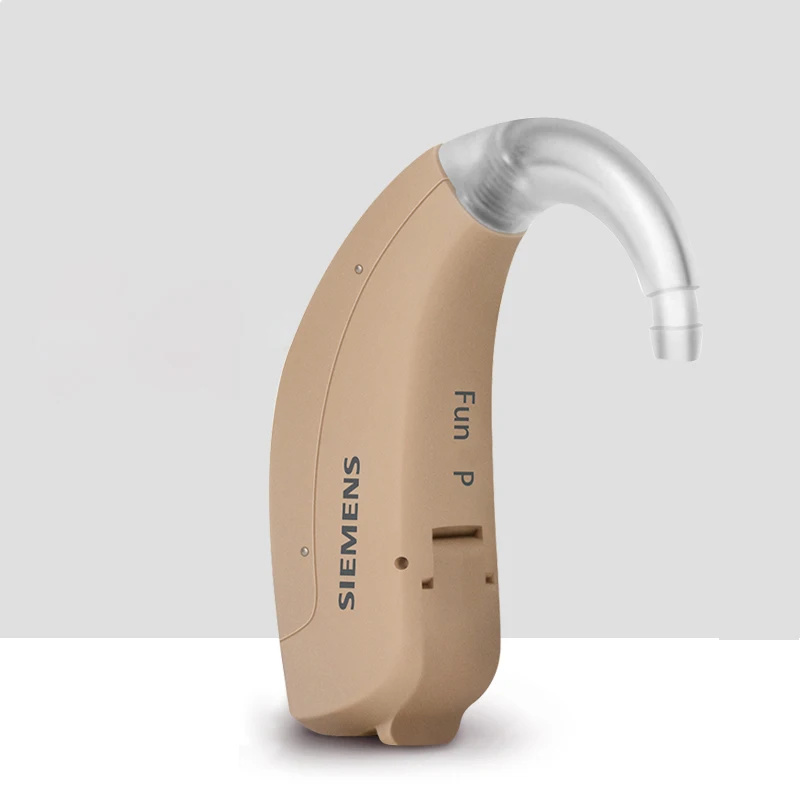 FUN P Siemens Fun P 6 каналов слуховой аппарат слуховые аппараты мини BTE цифровые беспроводные звуковые усилители уход за ушами для пожилых людей умеренная сильная потеря - Цвет: FUN P