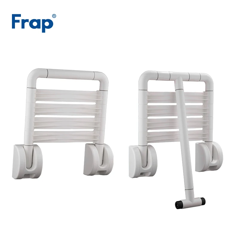 

Frap New Shower Chairs For Elderly Shower Seat Wall Mounted Folding Stool Toilet Shower Chair Saving Bathroom F8131/F8132