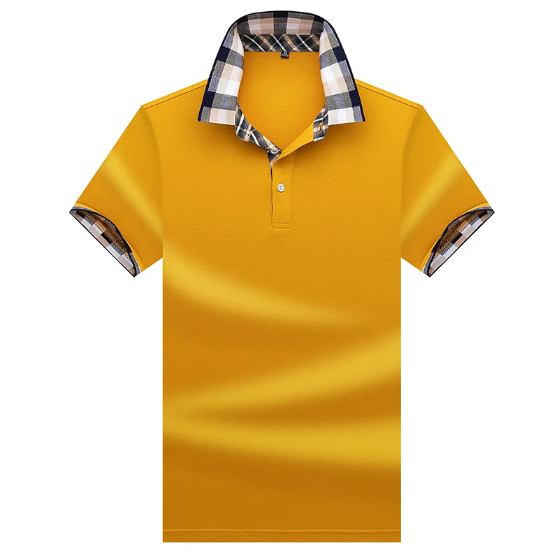 Высокое качество Tops & Tees Для мужчин поло из чистого полиэстера футболки Бизнес