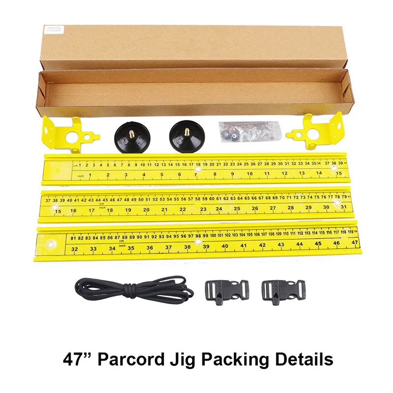 47 inch jig Paracord jig " до 47" Регулируемый алюминиевый плетение DIY Набор инструментов для рукоделия дизайн открытый 550 Paracord браслет производитель - Цвет: 47 inch jig