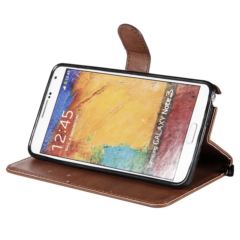 Чехол для Samsung Galaxy Note 3 чехол откидная крышка из искусственной кожи Note3 N9005 - купить