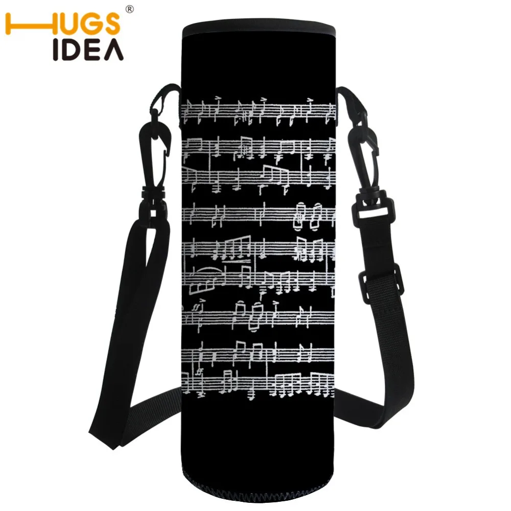 Сумка для бутылки HUGSIDEA Music Note большая емкость воды неопреновый чехол портативный