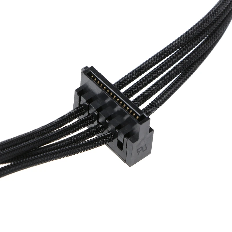 1 шт. ATX 4Pin 4P IDE Molex к 4 SATA Serial ATA Кабель питания Шнур 18AWG провод новый|Адаптеры