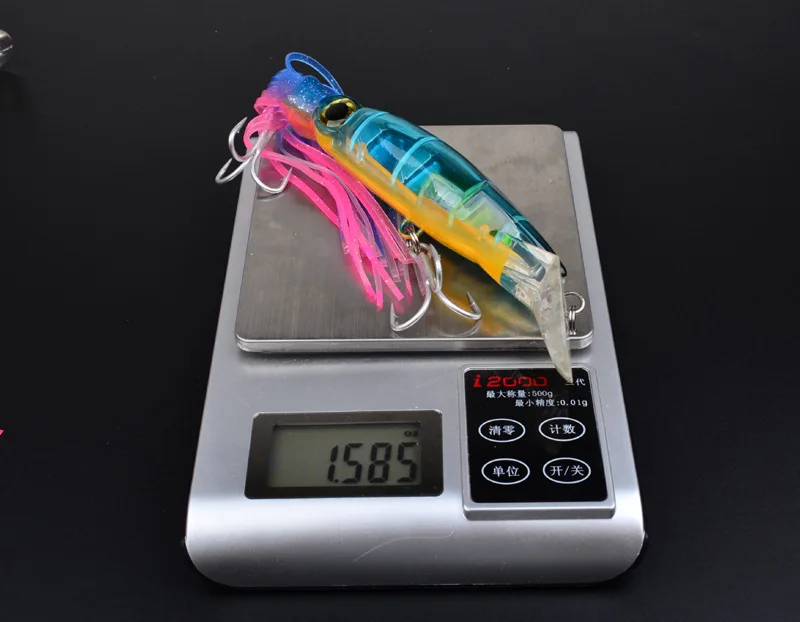 Воблер 6 шт./лот приманка для кальмара 14 см 40 г рыболовные приманки снасти