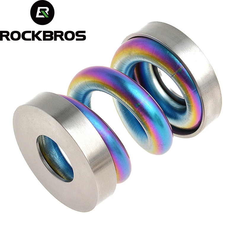 ROCKBROS MTB велосипедный Задний амортизатор титановая велосипедная катушка пружинная подвеска Задний амортизатор Shox для Brompton задний бампер амортизатор