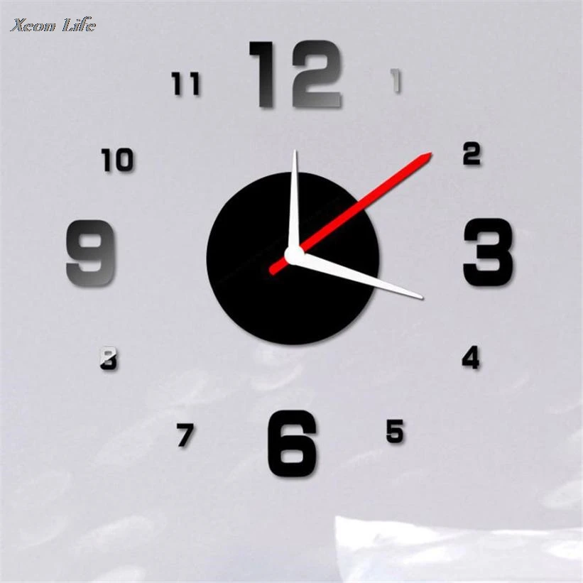 Хит продаж 2017 современные настенные часы &quotсделай сам&quot 3D наклейка на