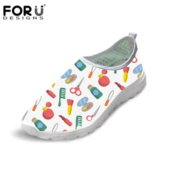 FORUDESIGNS/Модная женская повседневная обувь на плоской подошве кроссовки для парикмахера и косметолога; женские летние лоферы; Barbero Zapatos - Цвет: H4682AA