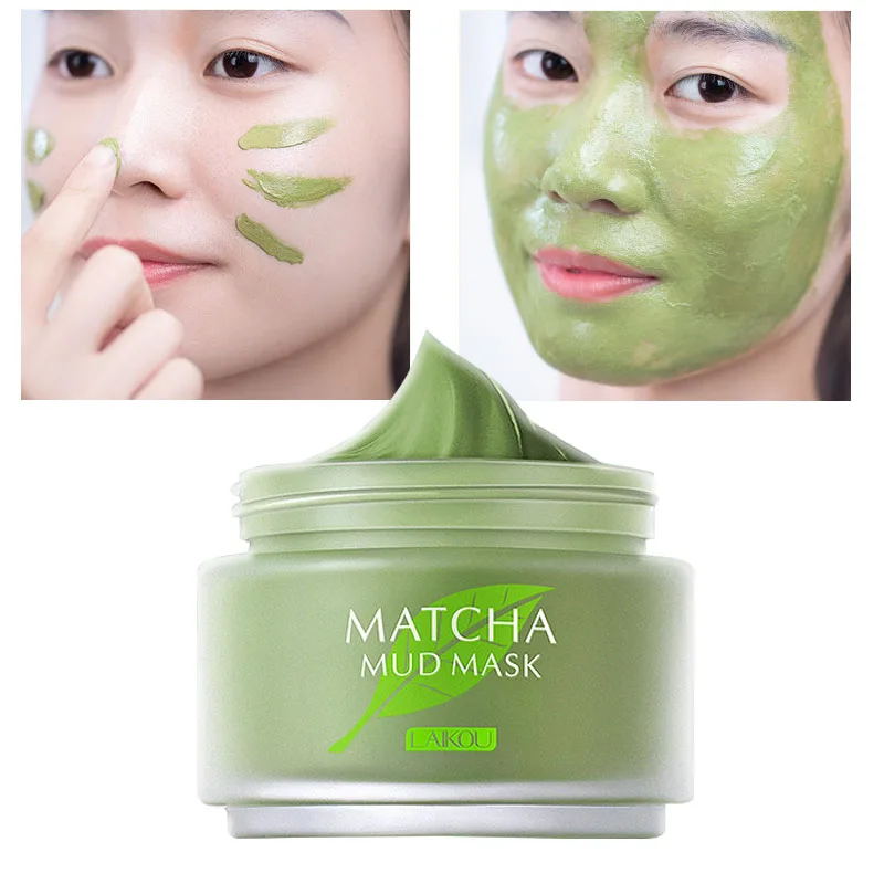 Matcha маска зеленый уход за кожей лица грязи очищающий отбеливающий для удалить