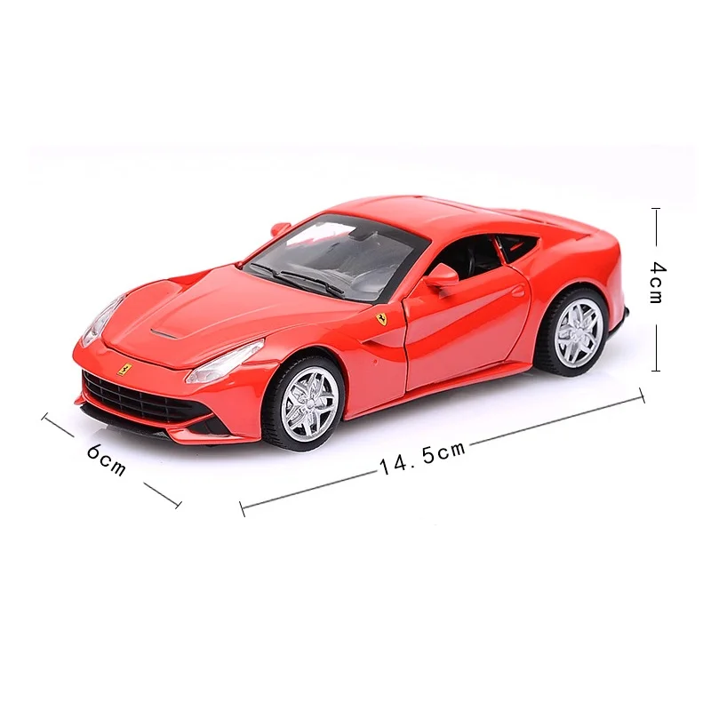 1/32 литья под давлением модель автомобиля (14 см) Суперкар F12 отличное качество