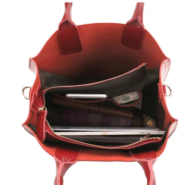 2016 модная повседневная женская сумка из натуральной кожи сумка-тоут на плечо