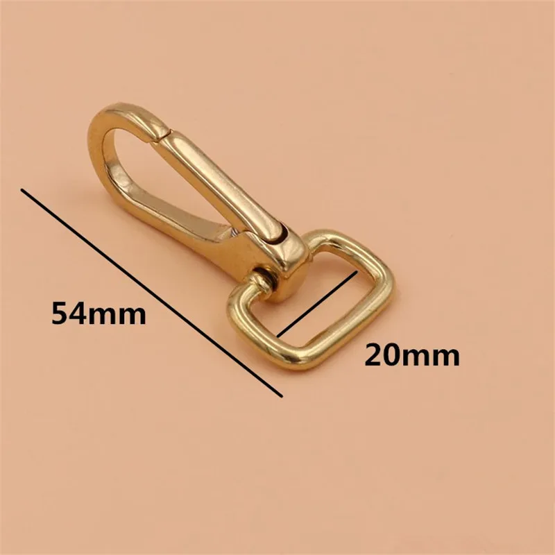 Зажим-карабин из твердой латуни 2 шт. | Дом и сад