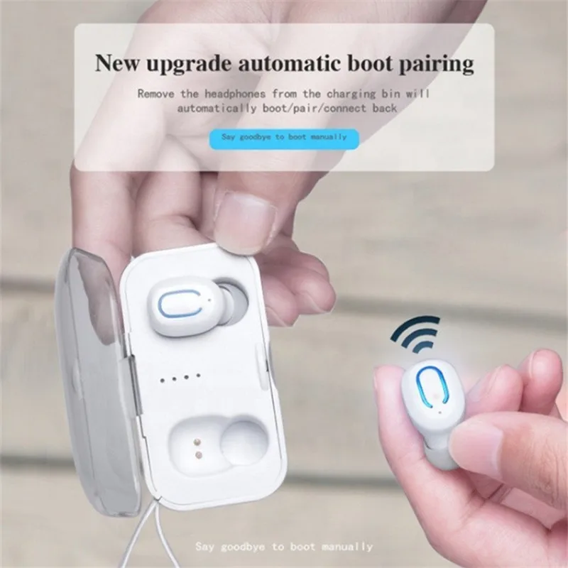 T18 TWS Bluetooth наушники бинауральные звонки стерео истинные Беспроводные с