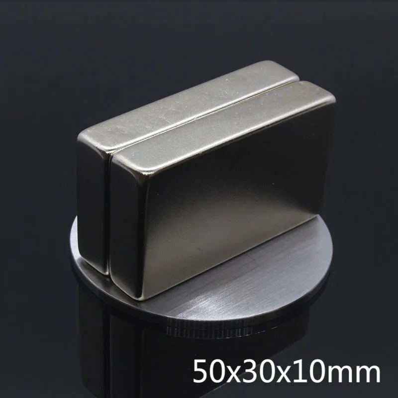 1 шт. N35 NdFeB прямоугольный магнит f 50 мм x 30 10 сверхсильный неодимовый 50*30*10