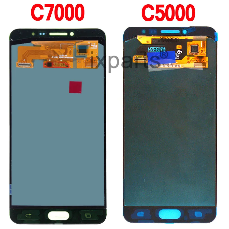 Новый 5 7 &quotAMOLED LCD C5000 для SAMSUNG Galaxy C7 ЖК дисплей C7000 кодирующий преобразователь