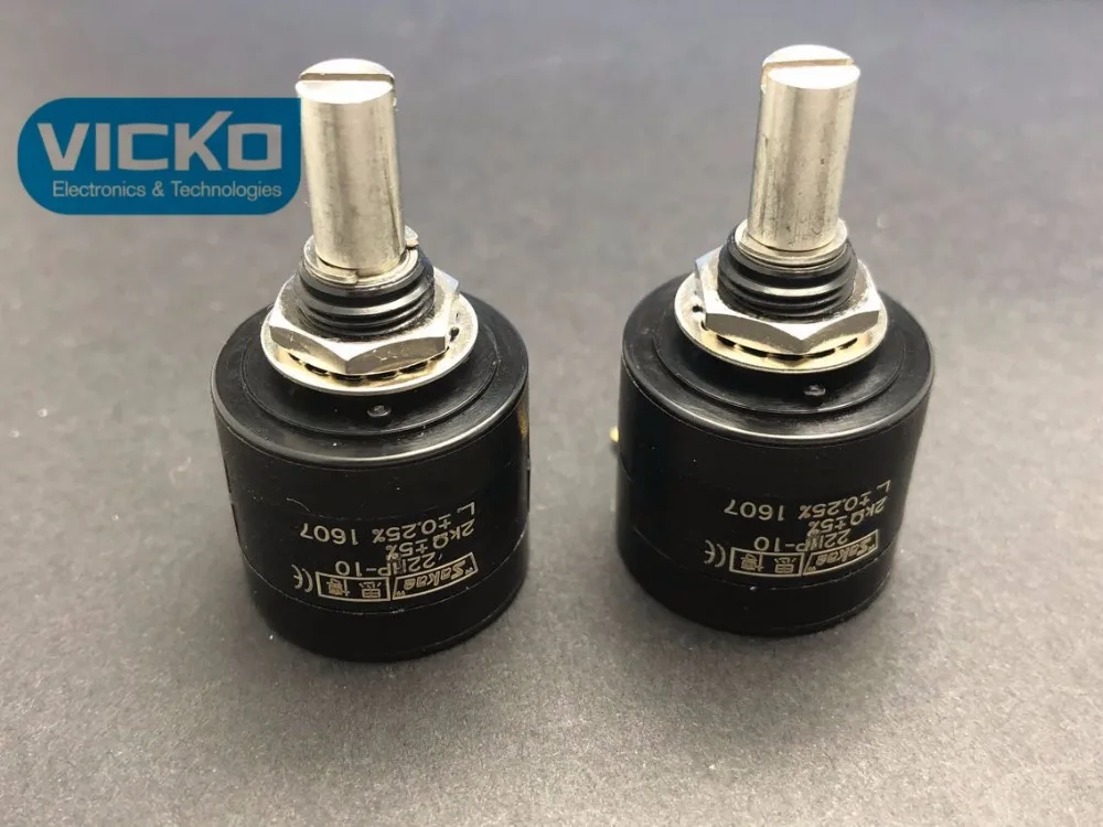 [VK] Оригинальный японский Sakae прецизионный многоповоротный потенциометр 22HP 10 1K 2K