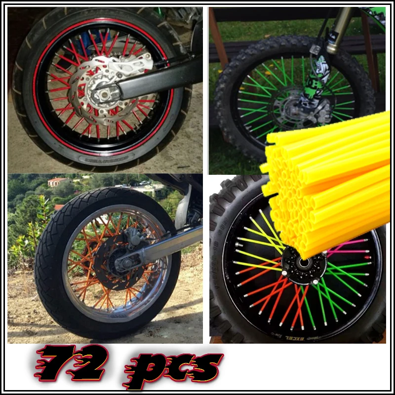 Чехлы для спиц мотоциклов обод обода колеса кожухи KAWASAKI CRF YZF r3 KX RMZ WR250 MX