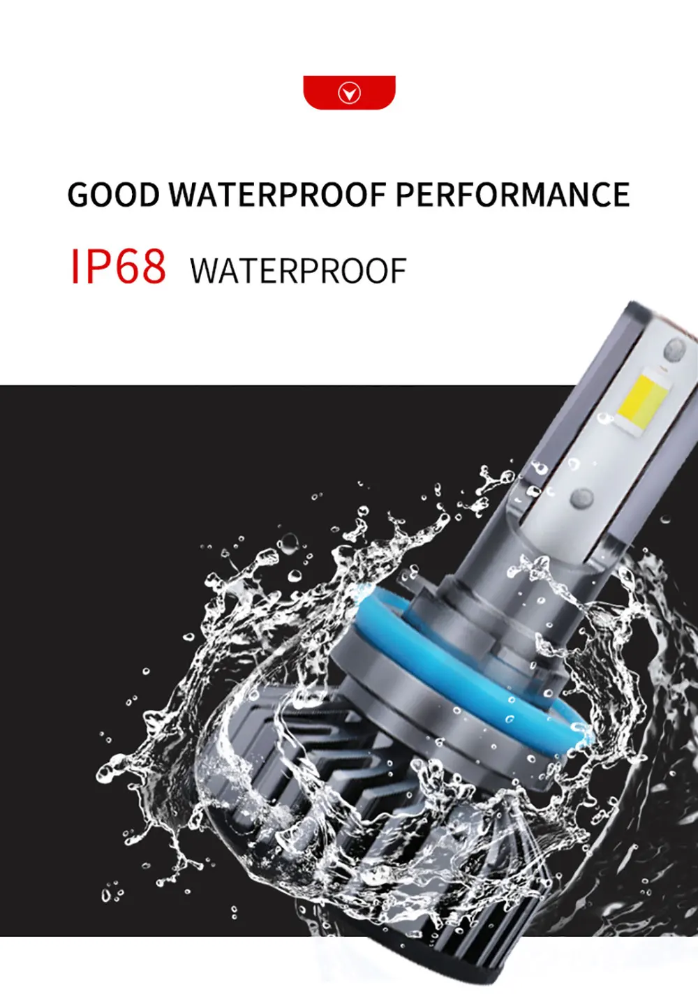 Super Bright H7 Mini Led Headlight Bulbs H4 H1 H11 H8 H9 9005 HB3 H10 9006 HB4 9012 HIR2 Hi-Lo Beam Auto Headlamp Light Canbus