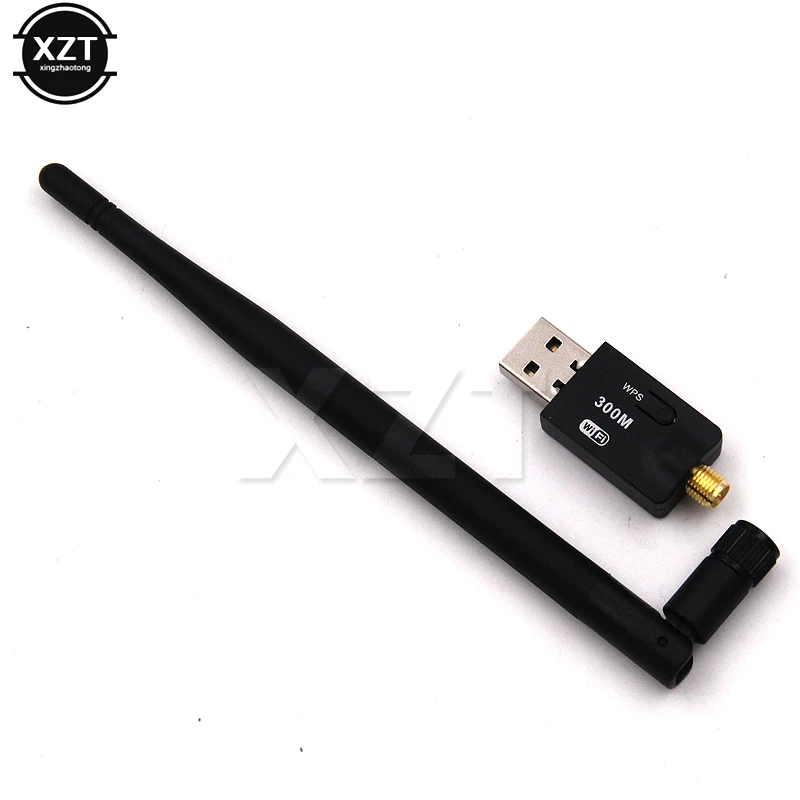1 шт. 300 Мбит/с беспроводной 5 дБ USB Wifi приемник передатчик адаптер LAN Карта 802.11n Мини WLAN ПК Wi-Fi высокая скорость 8219EU чип