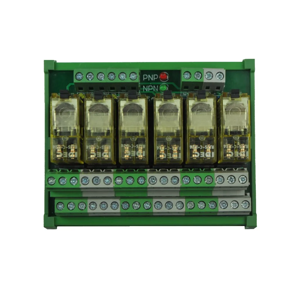 6-канальный модуль реле интерфейса DPDT DIN Rail Mount IDEC RJ2S | Обустройство дома