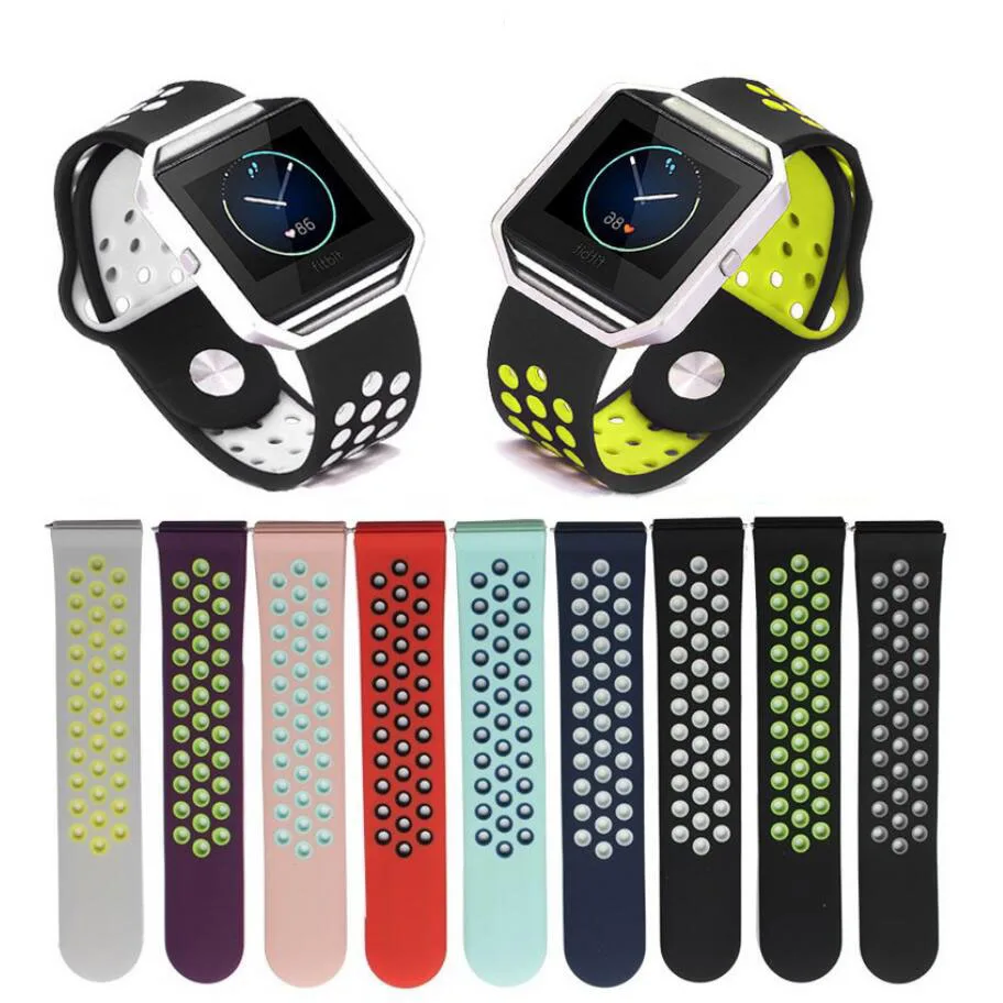 Nike силиконовые браслеты для часов мягкий ремешок спортивных Fitbit Blaze умный